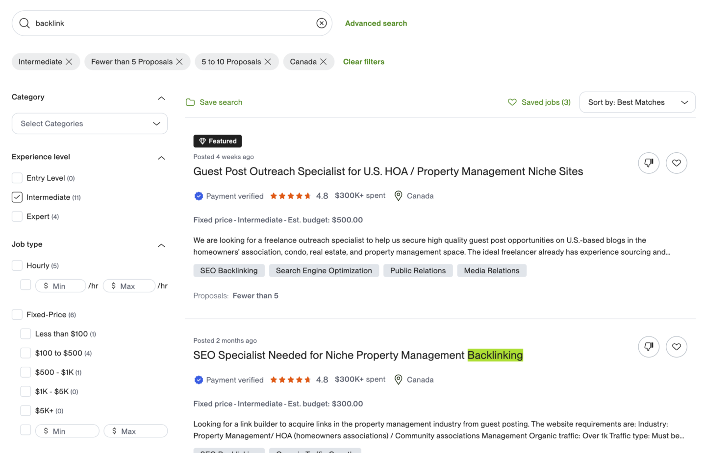 cara mencari job di upwork