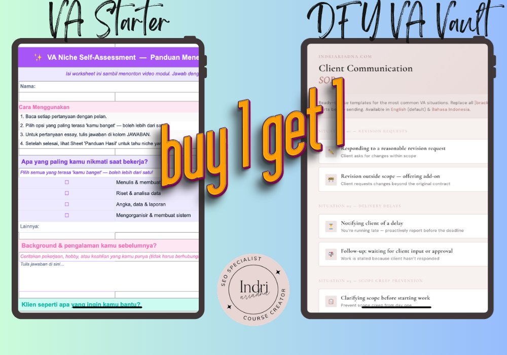 Buy 1 Get 1 Promo